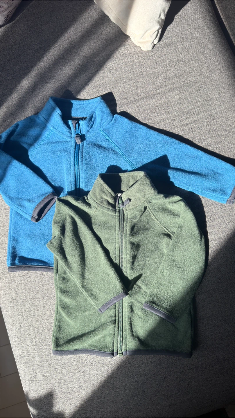 Two George Fleece Jackets 12-18M 🏈