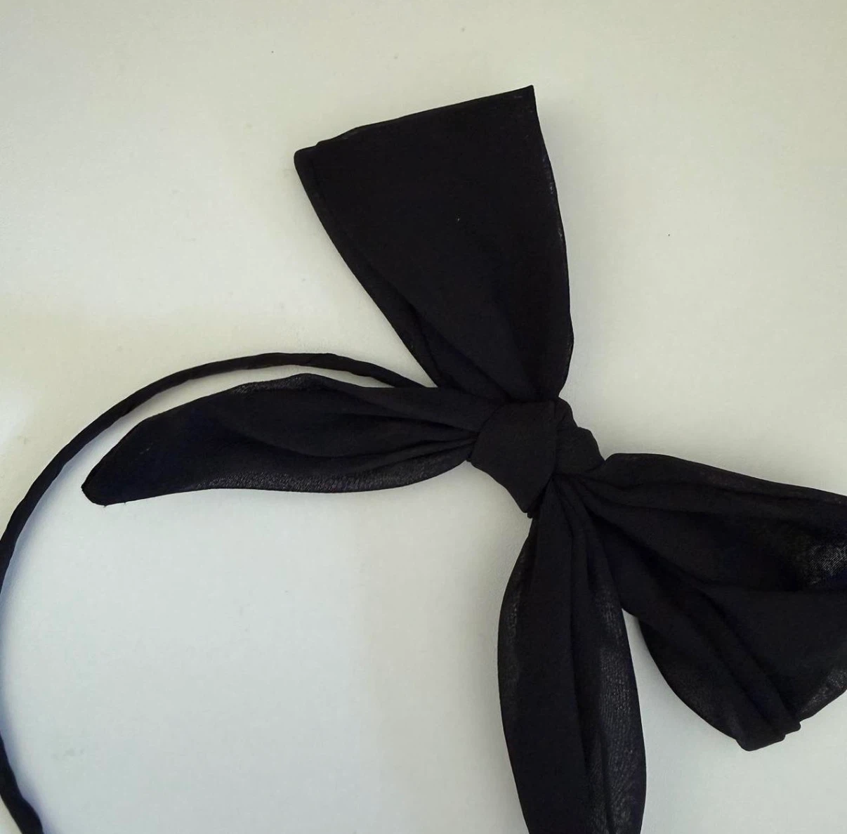 🏈Balletcore Black Bow Headband - photo 2