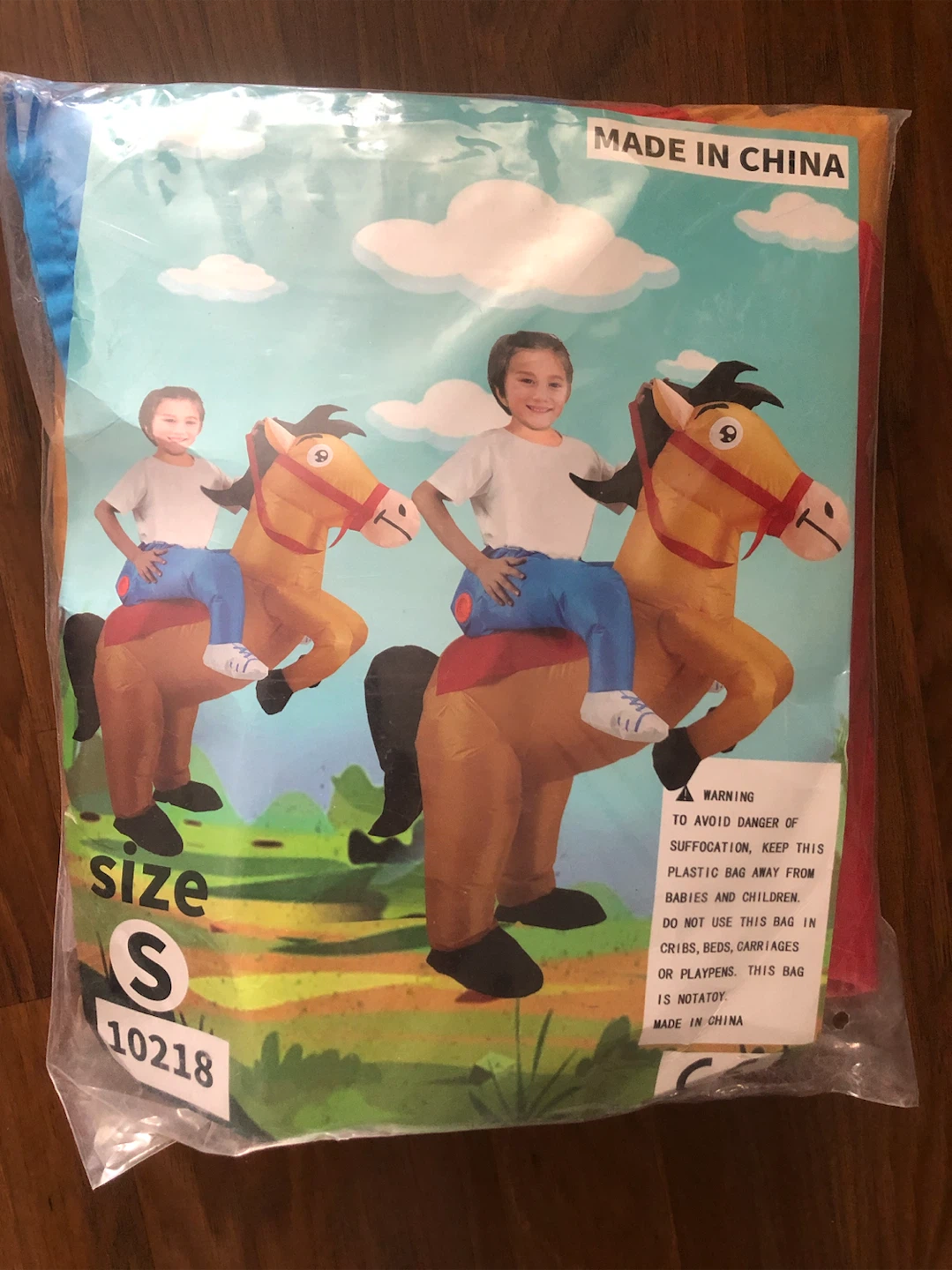 Kids Inflatable Horse Costume (Size S)