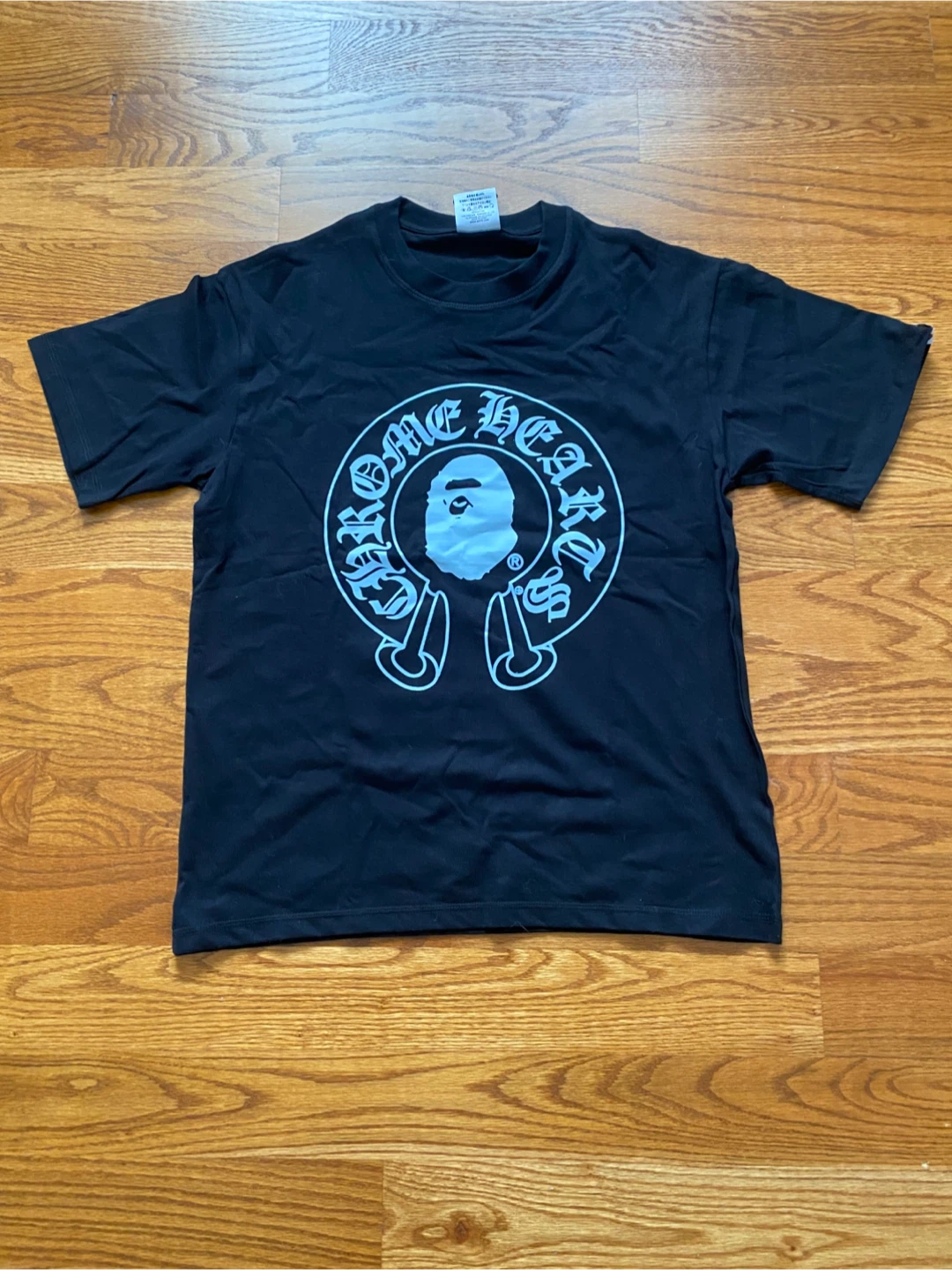 NEED GONE chrome hearts x bape tee
