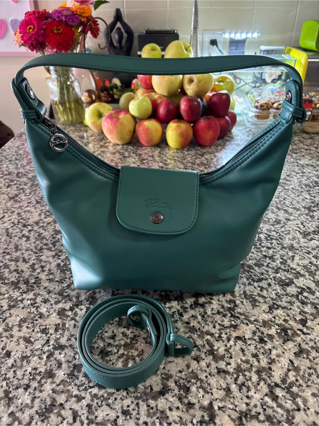 Longchamp Le Pliage Original Green Crossbody Bag - photo 2