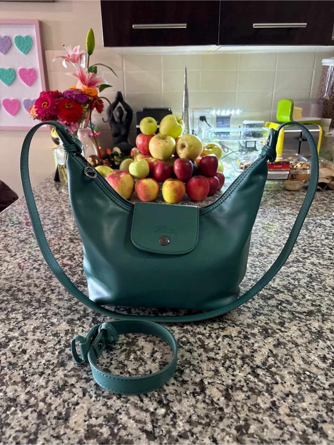 Longchamp Le Pliage Original Green Crossbody Bag - photo 3