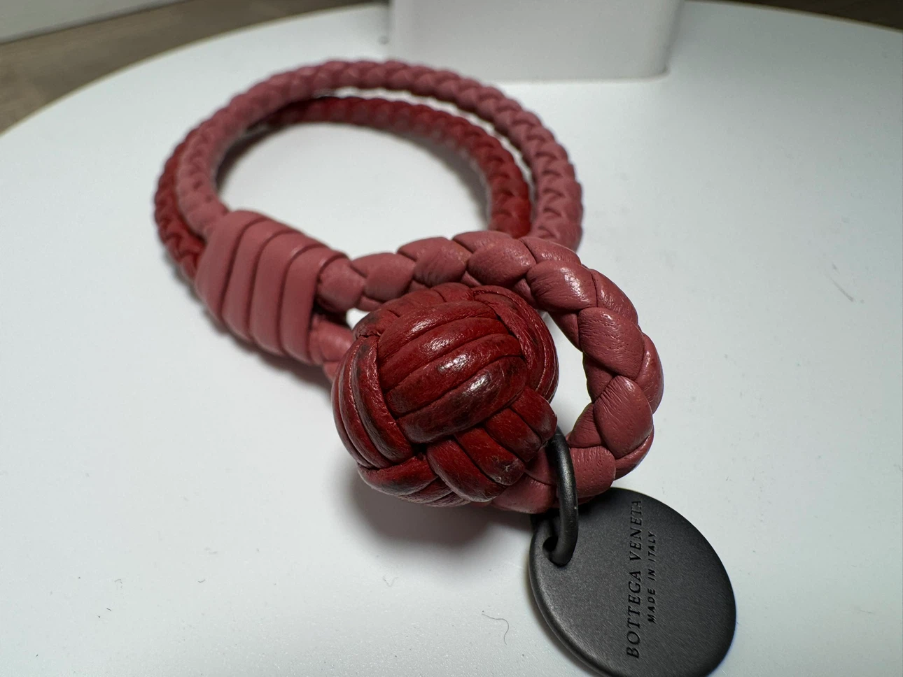 Authentic Bottega Veneta Braided Leather Bracelet