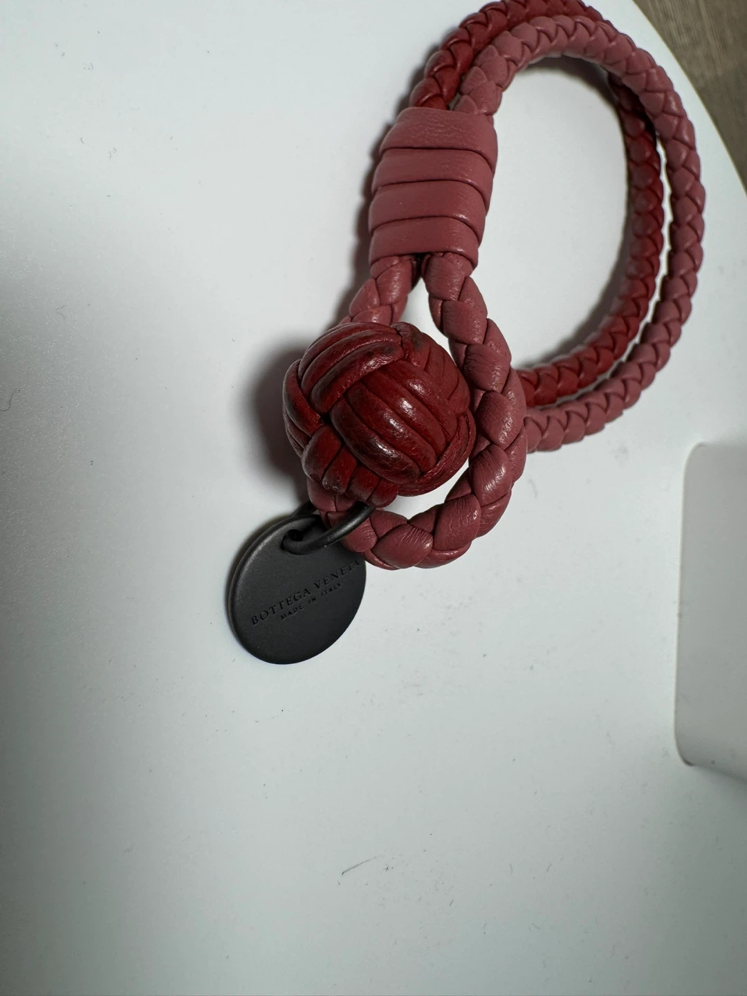 Authentic Bottega Veneta Braided Leather Bracelet - photo 3