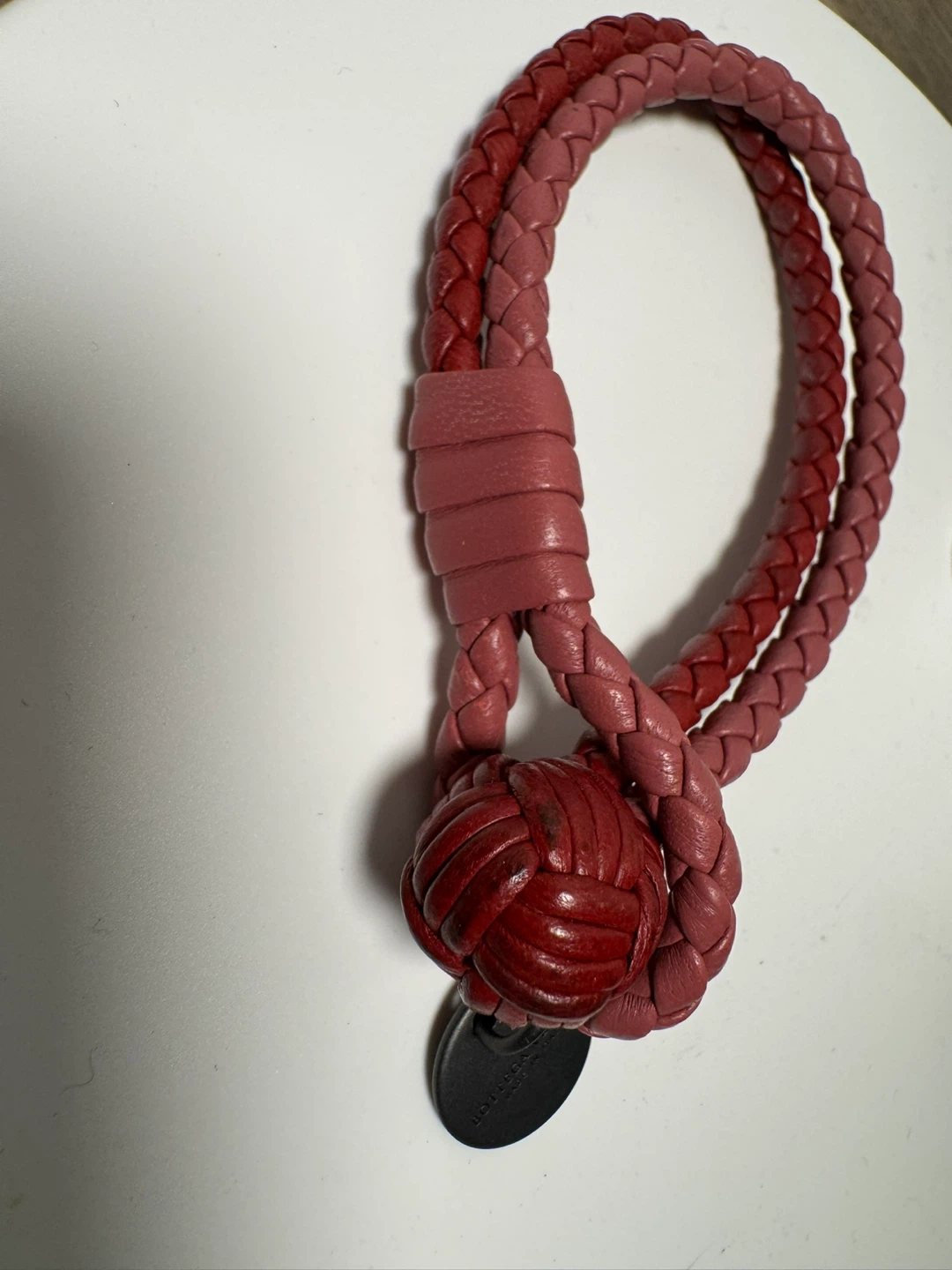 Authentic Bottega Veneta Braided Leather Bracelet - photo 4