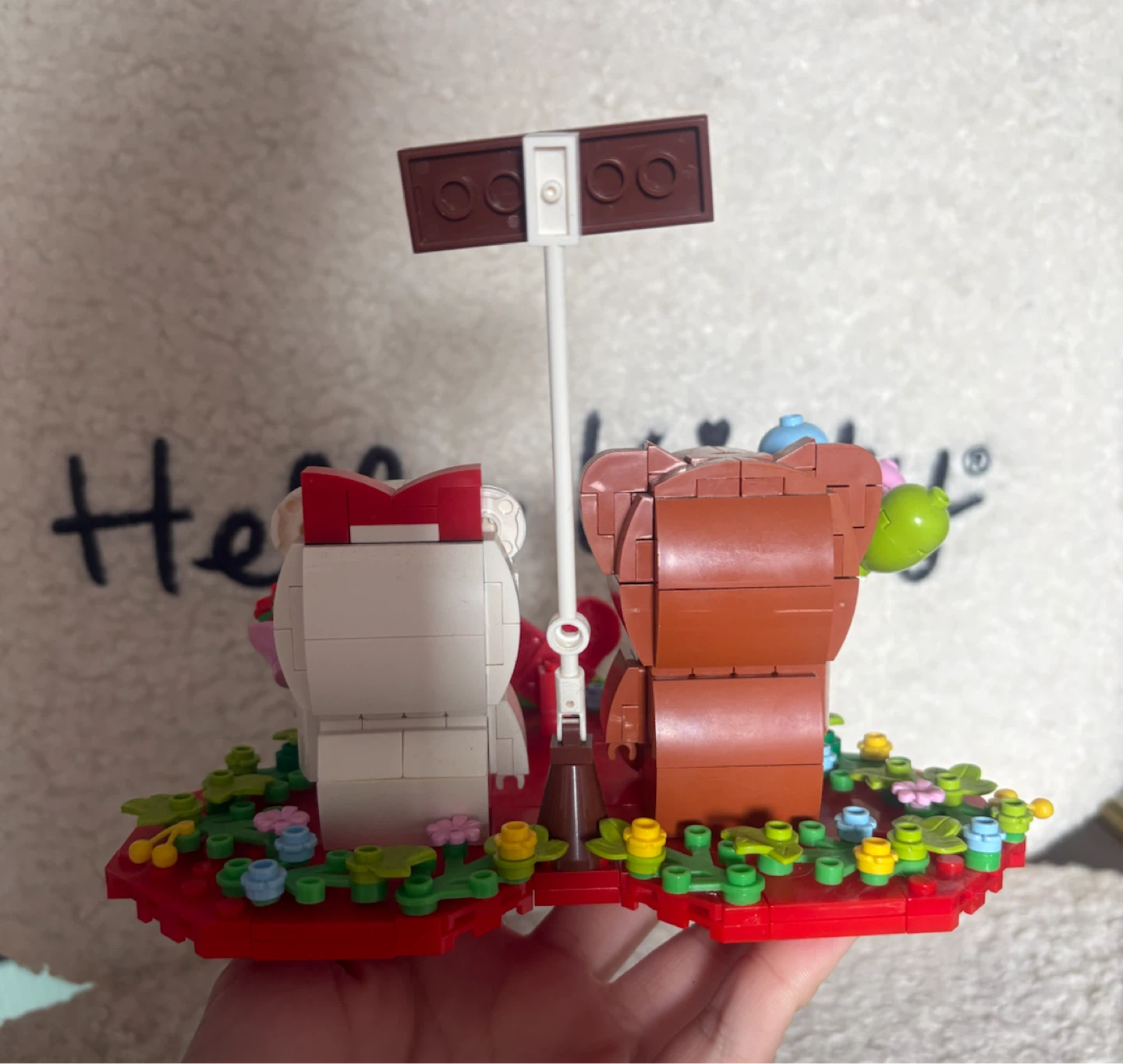 LEGO Valentine's Day Bear Display - photo 3