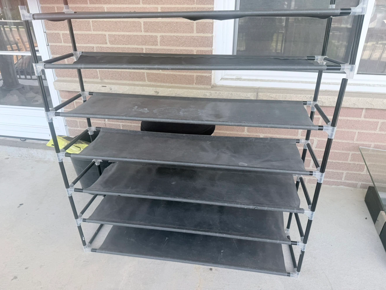 Black 5-Tier Shoe Rack - photo 2