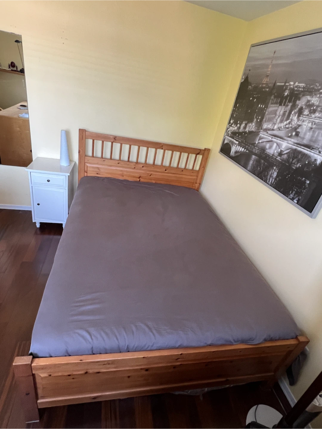Double Solid Wood Bed - photo 2
