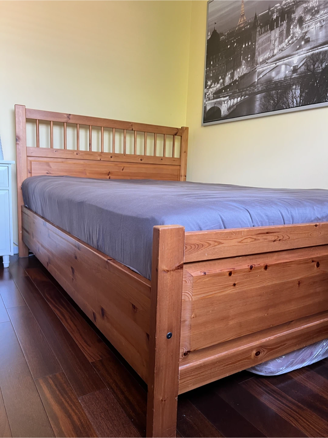 Double Solid Wood Bed - photo 3