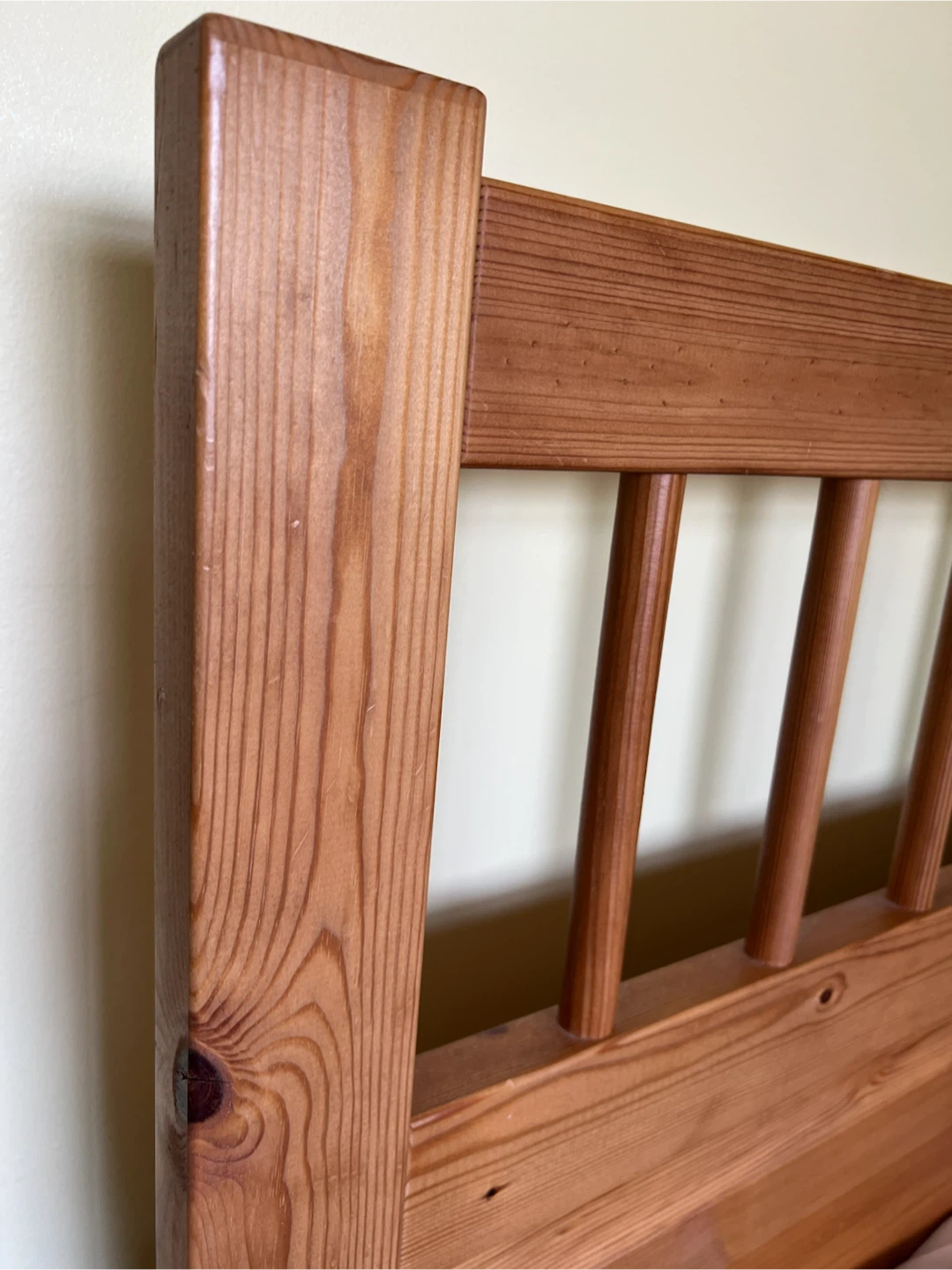 Double Solid Wood Bed - photo 4