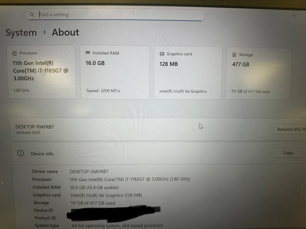 LT500U-Pro Laptop i7 11th gen - photo 3