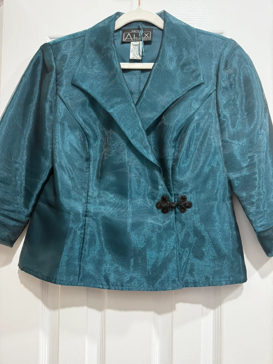 Alex Evenings Teal Formal Blazer