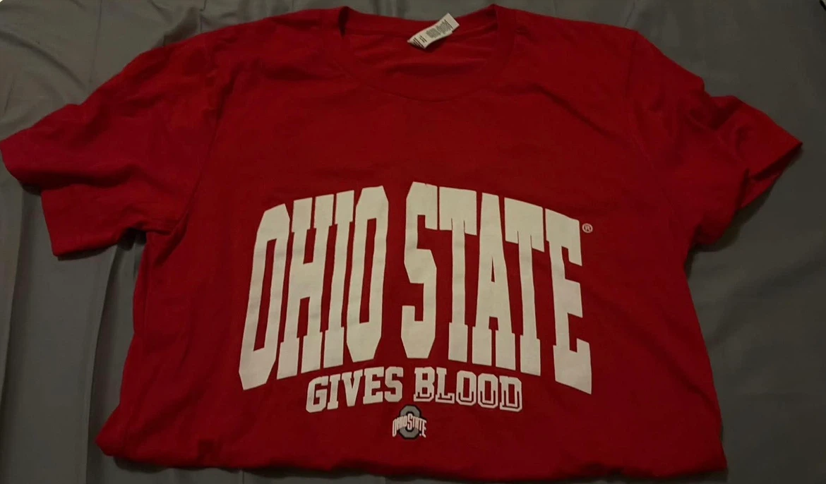 🏈Ohio State Gives Blood Red T-Shirt
