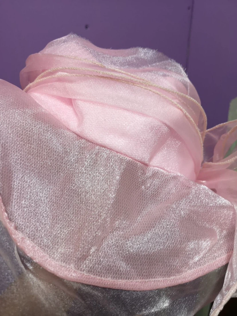 Light Pink Organza Hat - photo 3