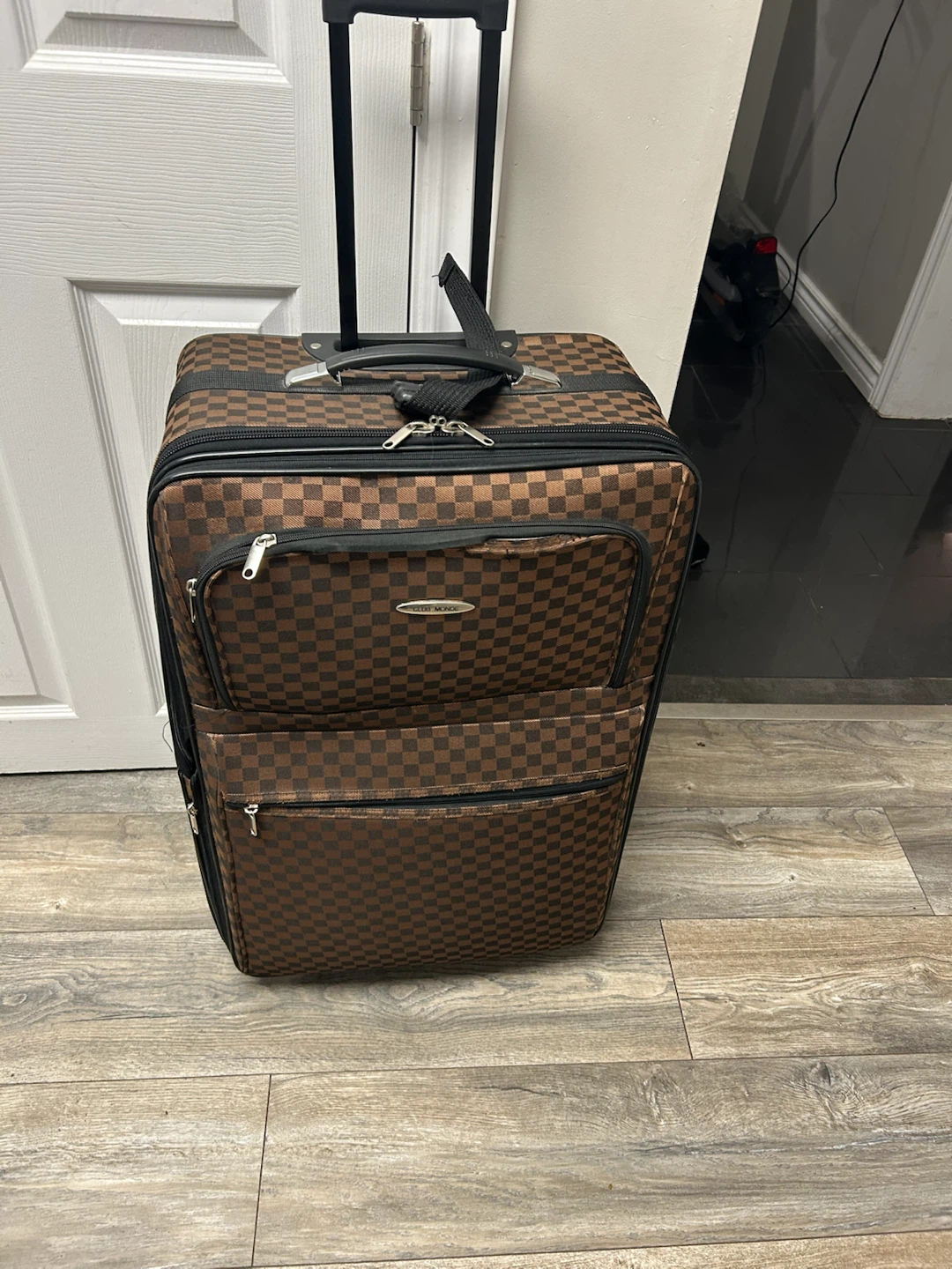 Club Monde Checked Suitcase - photo 2