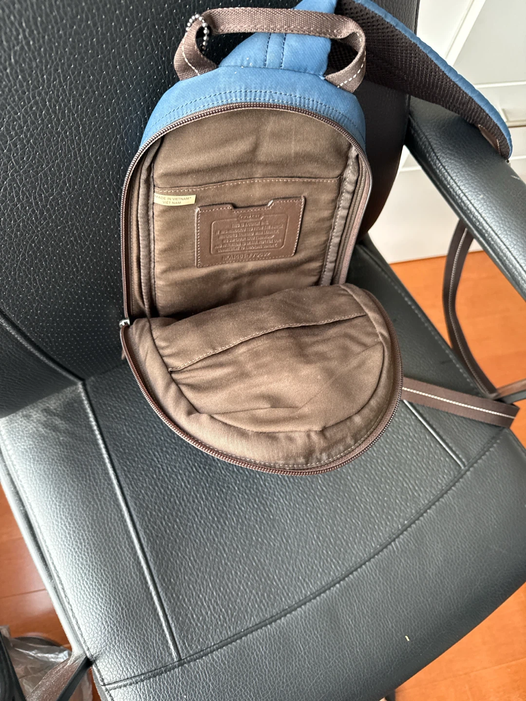 Coach Blue Sling Bag