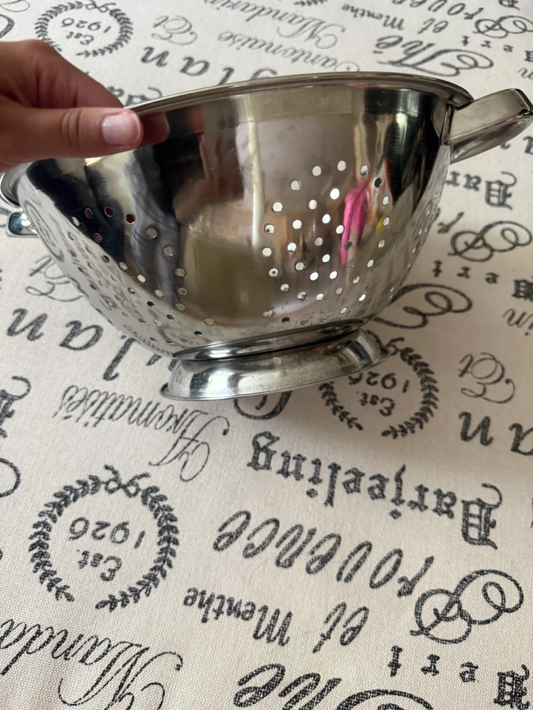 🏈 Stainless Steel Colander - photo 3