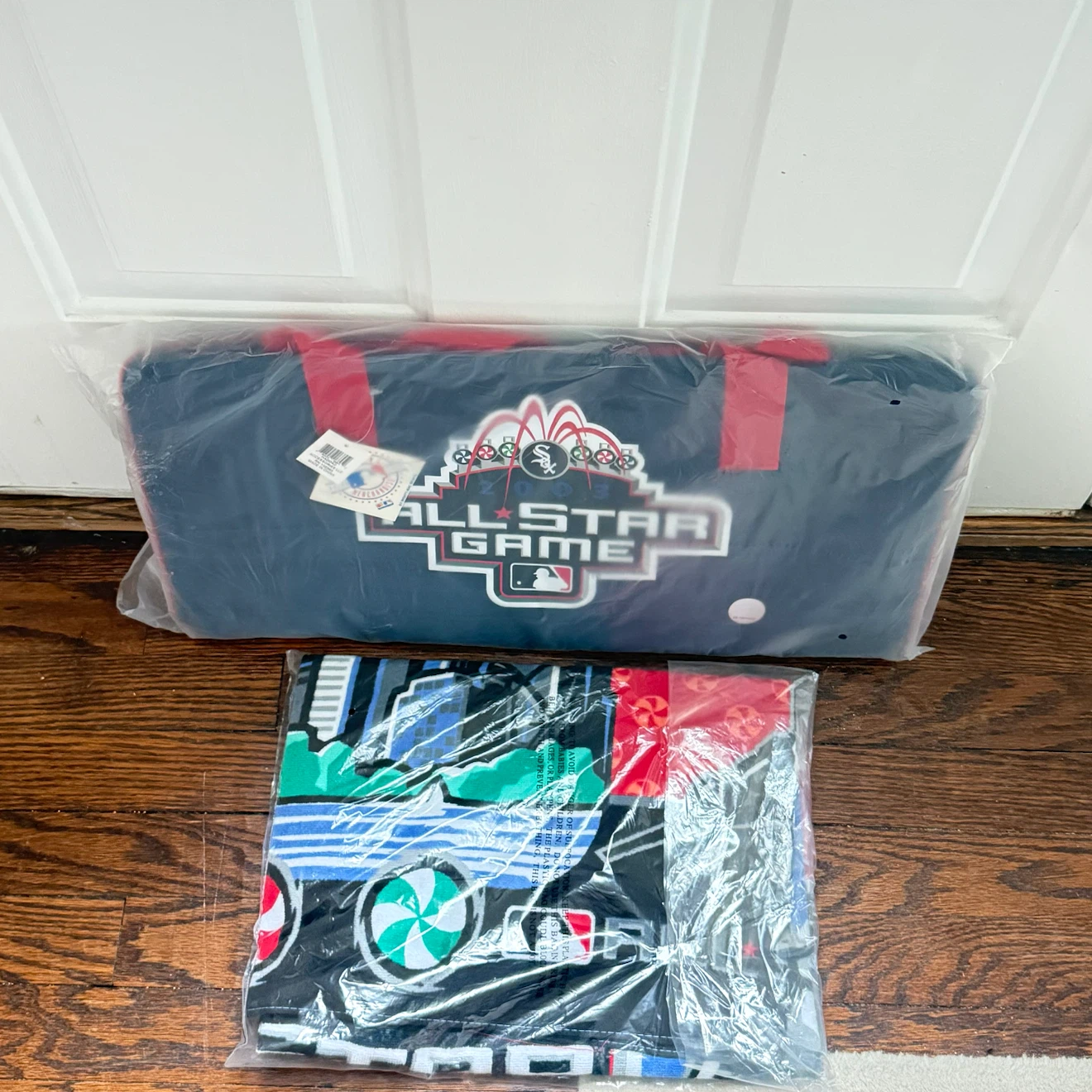 2003 MLB All-Star Game Tote Bag and Towel Set