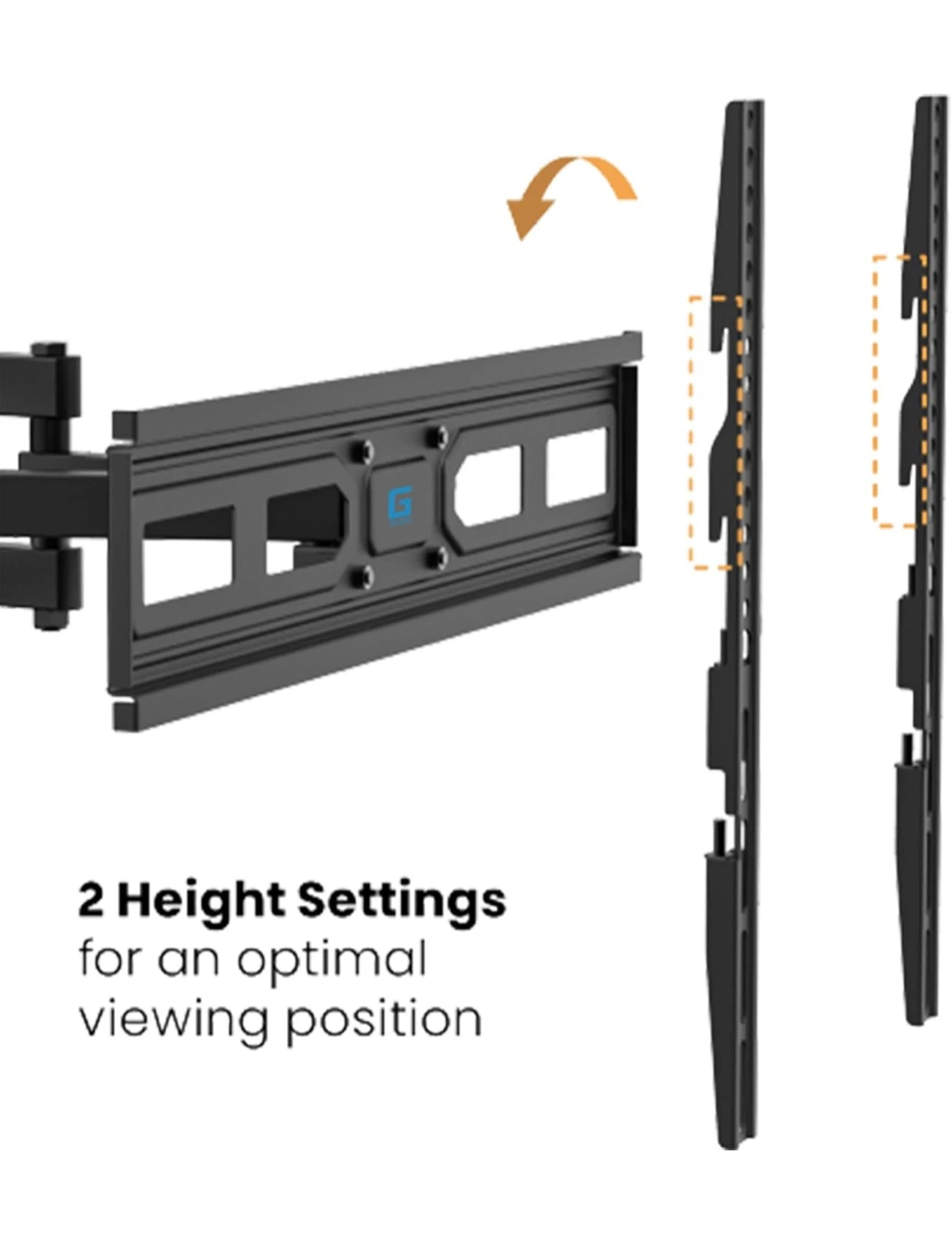 TV Wall Mount Full motion Heavy Duty for 37 to 80 inch - photo 4