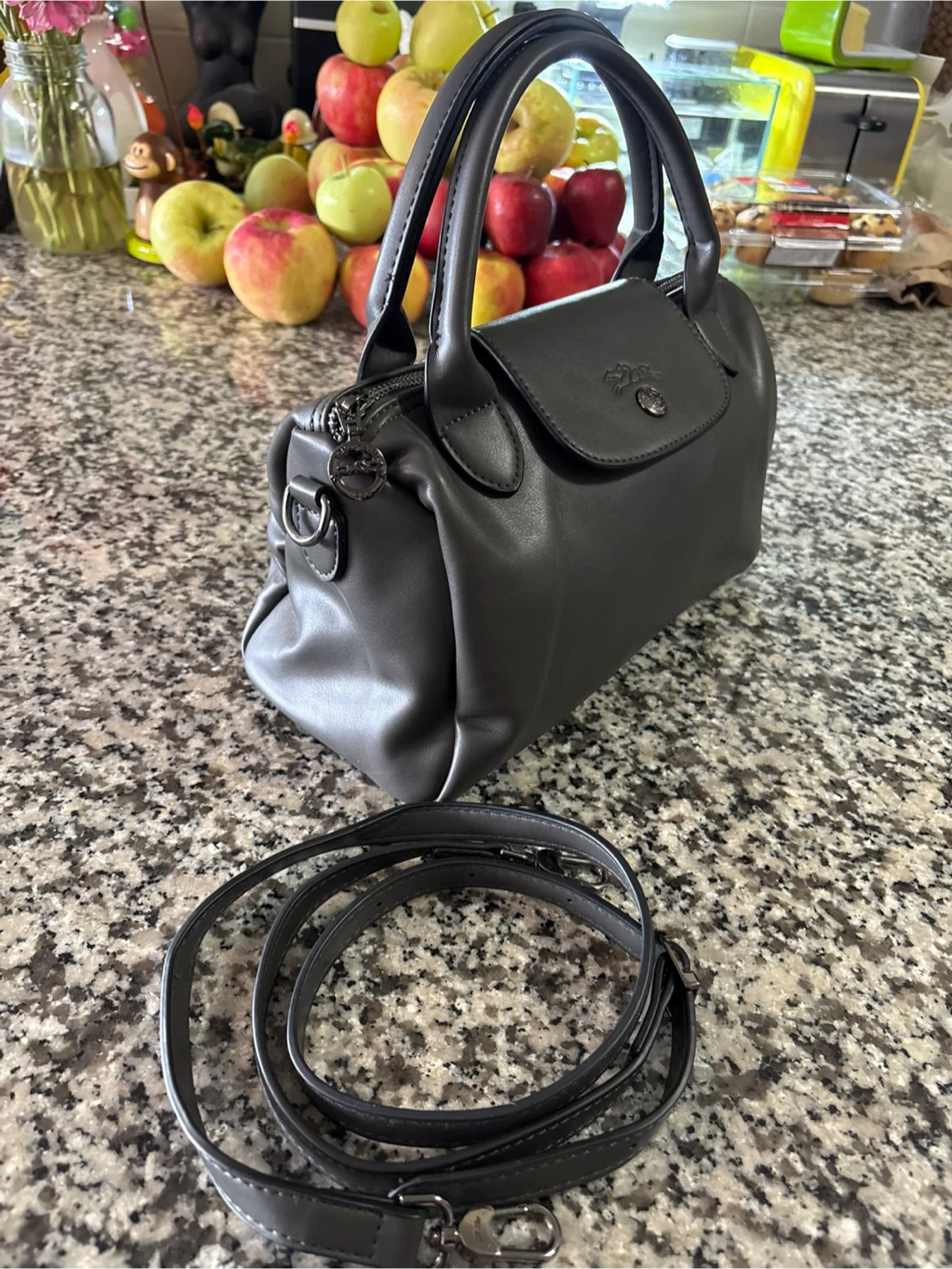 Longchamp Le Pliage Cuir Handbag - photo 2