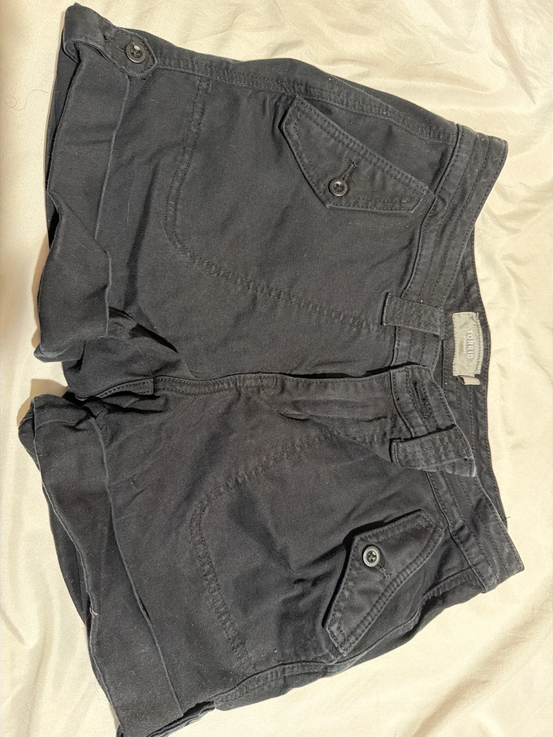 Torrid Black Utility Shorts Size 10 🏈🏈🏈