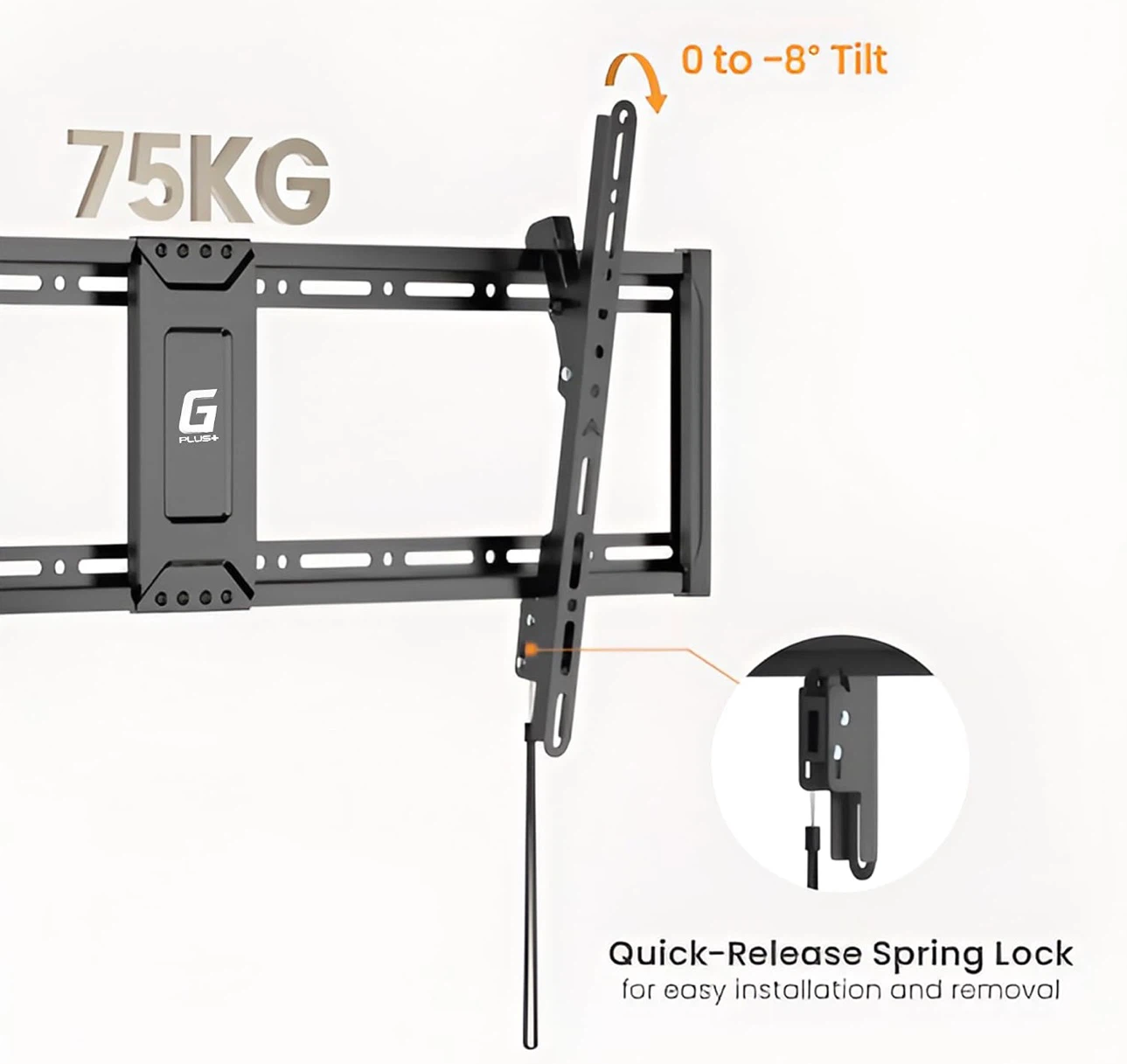 G Plus+ Tilting TV Wall Mount for 43 to 95 inch Tv - photo 4