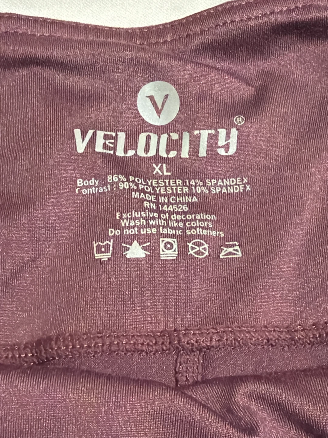 Velocity Athletic Shorts Maroon 🏈🏈🏈 - photo 2