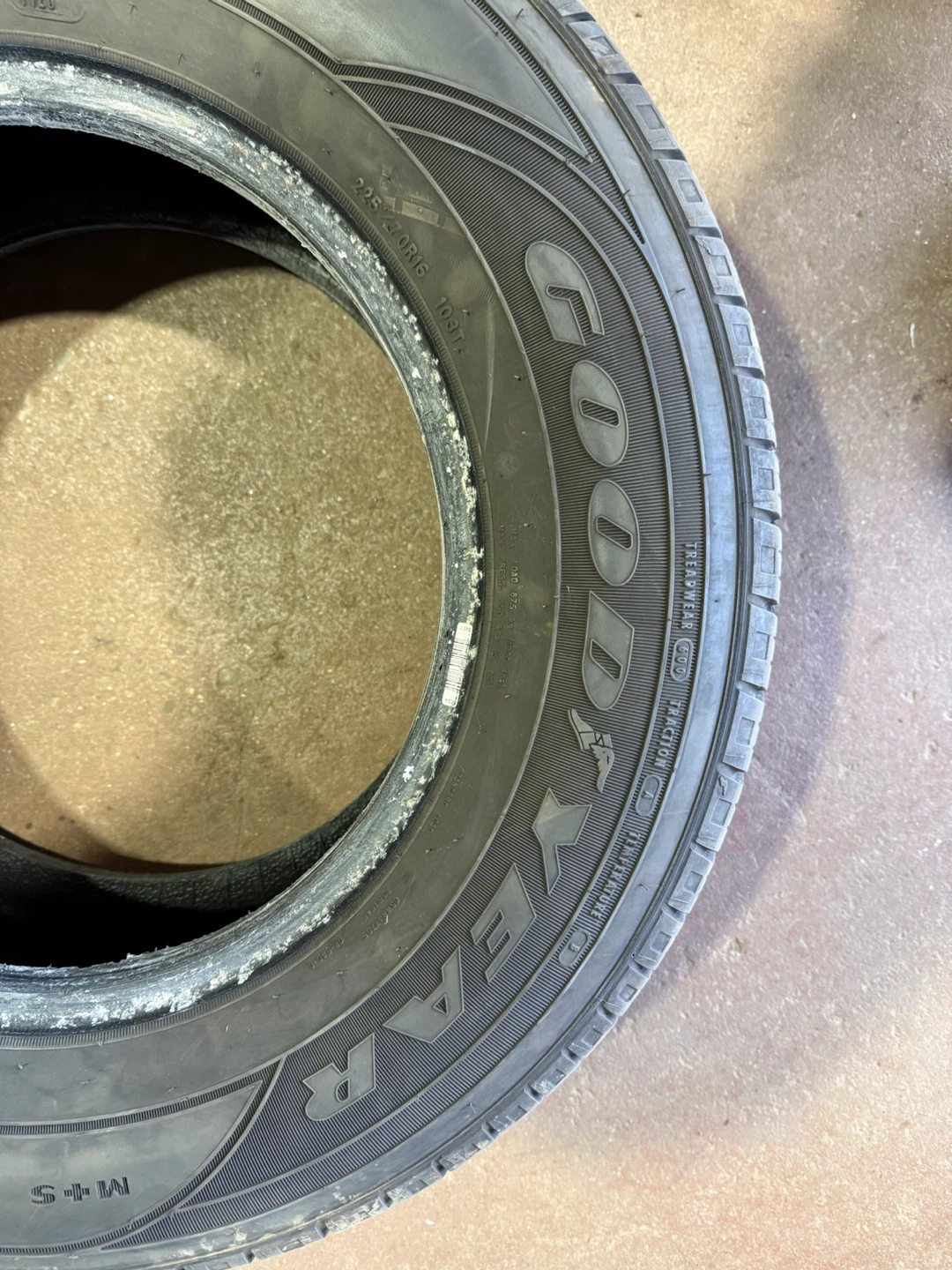 2 Goodyear All-Season Tires 225/70R16