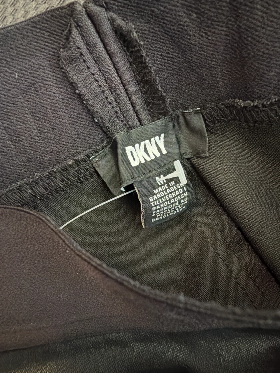 🏈 NWT DKNY Black Pants Leggings - Size M - photo 3