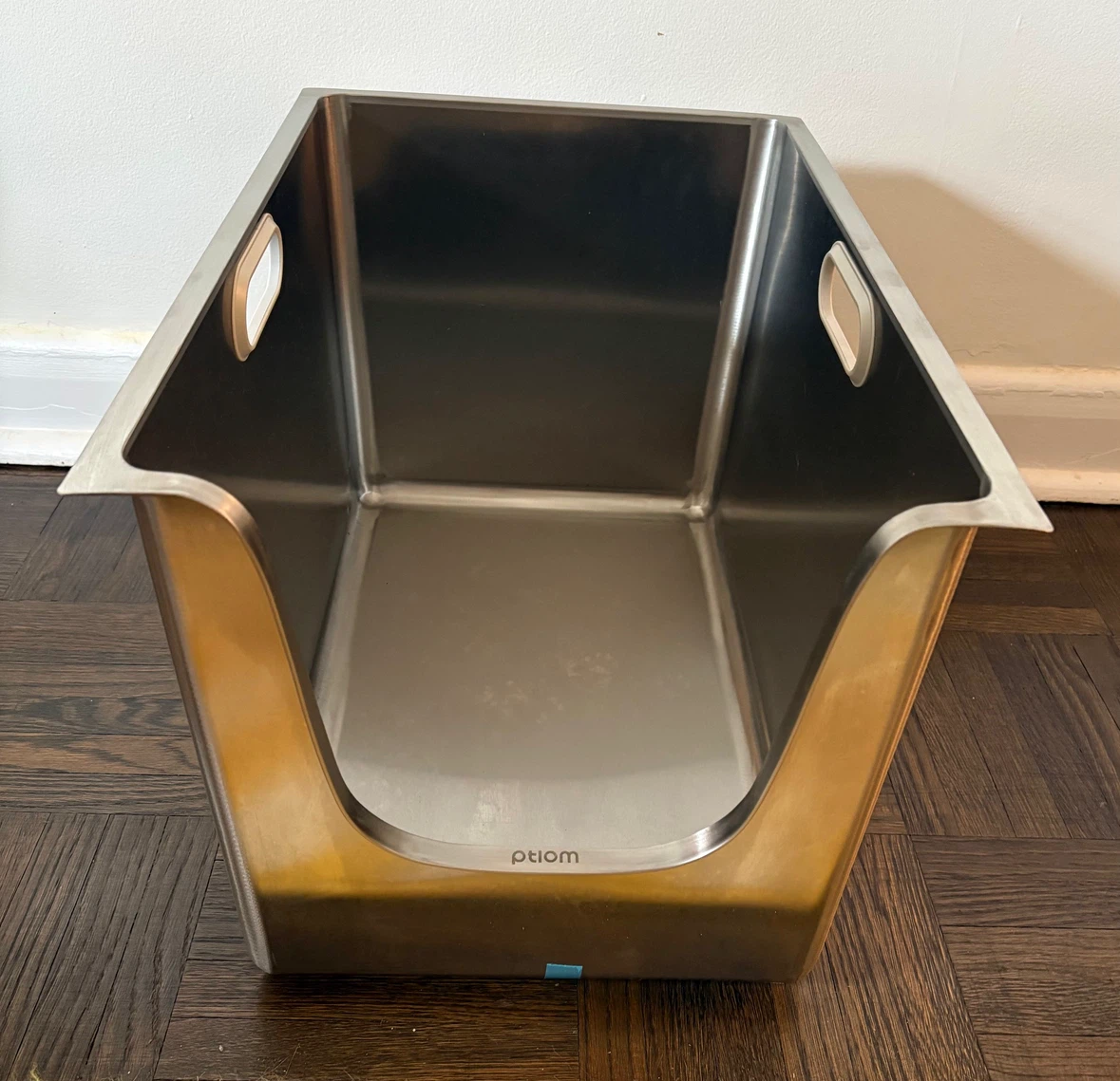 New XL Stainless Steel Cat Litter Box