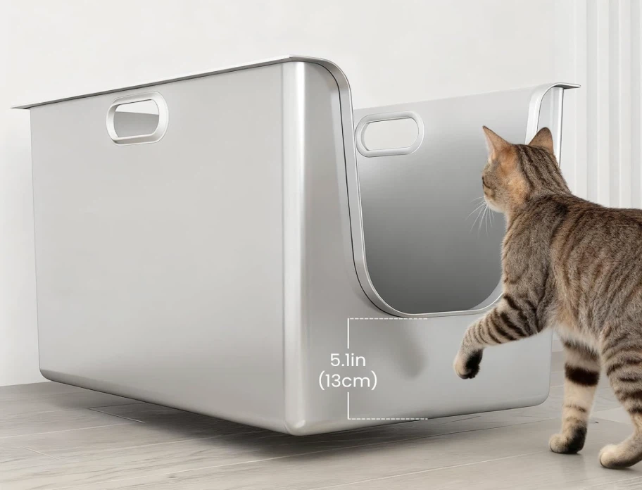 New XL Stainless Steel Cat Litter Box - photo 5