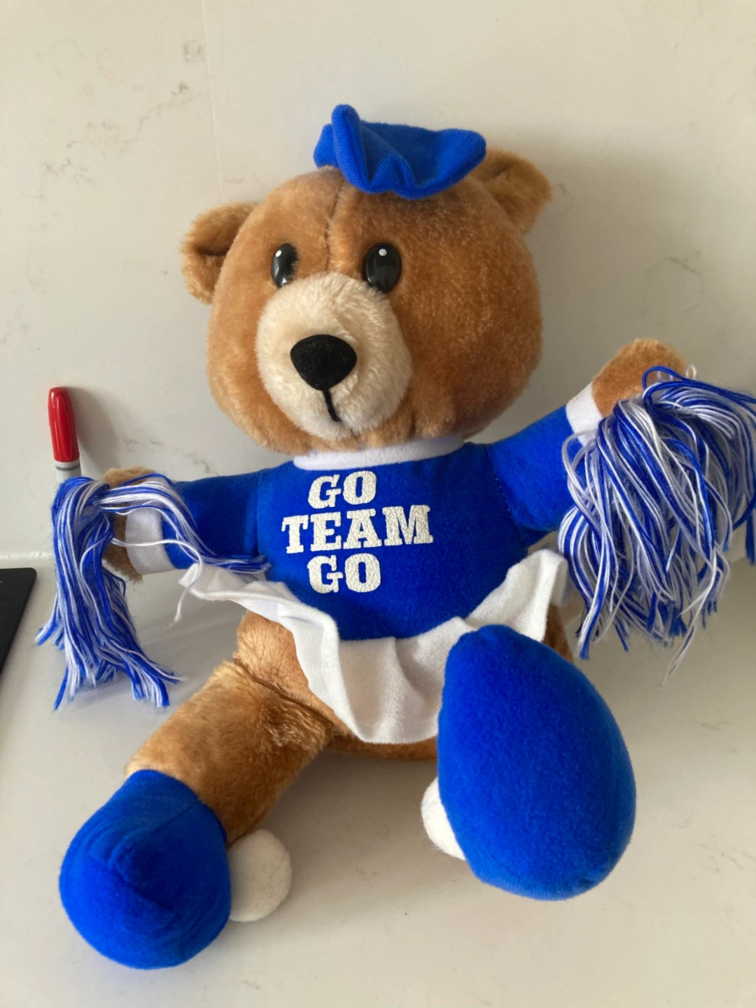 🏈 vintage Cheerleader Teddy Bear Plush