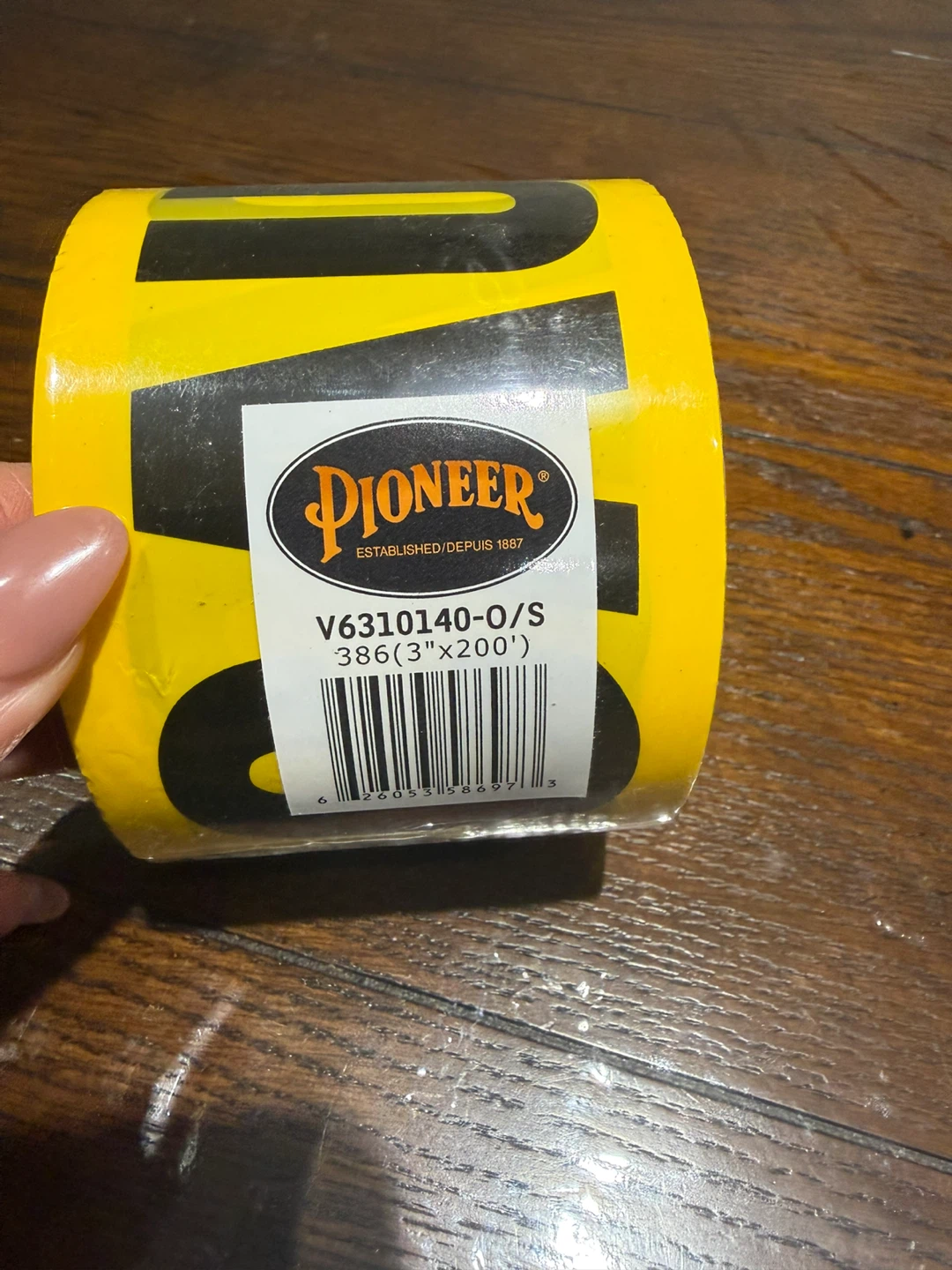 Pioneer Caution Tape 3 inches x 200 feet - photo 2