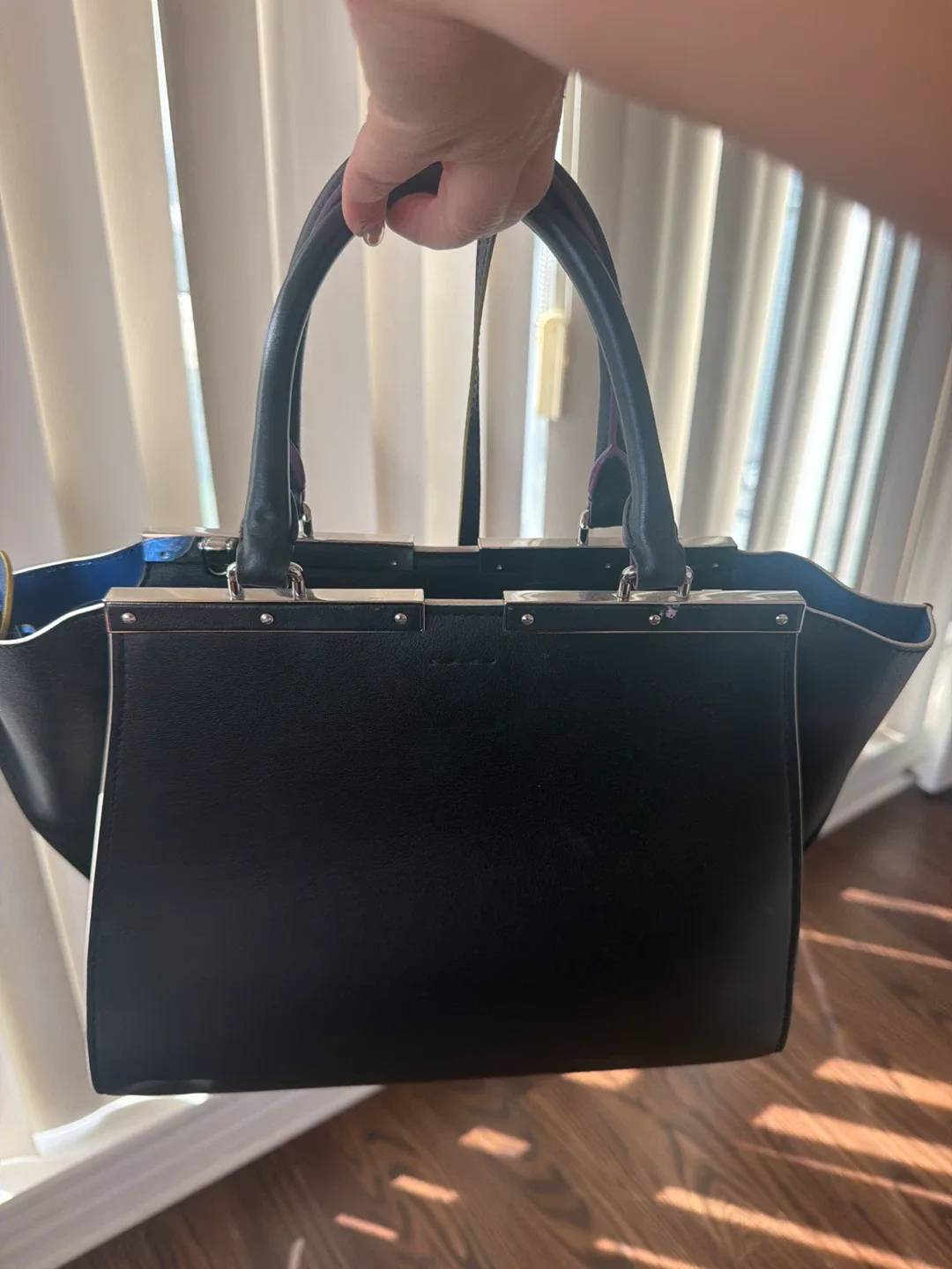 Peekaboo Black Handbag