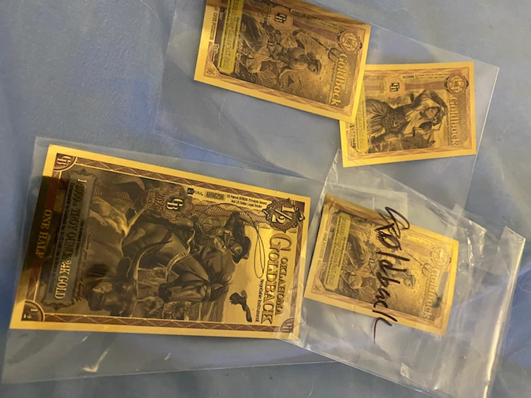 Collection of Goldback Notes and Gold Foil Novelty Bills - photo 2