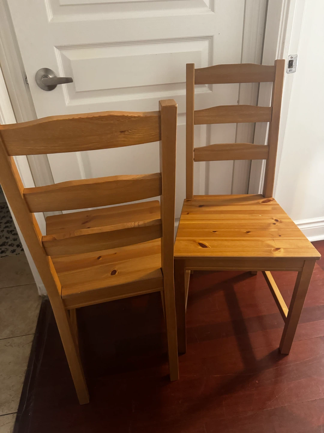 3 IKEA JOKKMOKK Pine Dining Chairs - photo 2