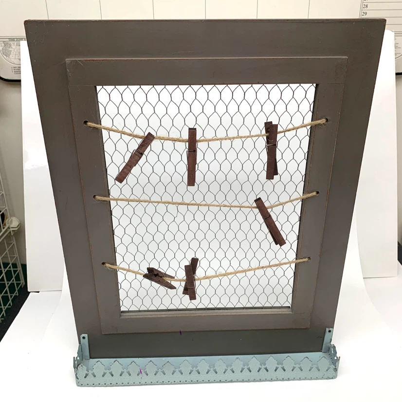 Rustic Photo Display Frame Picture Holder Wall Decor