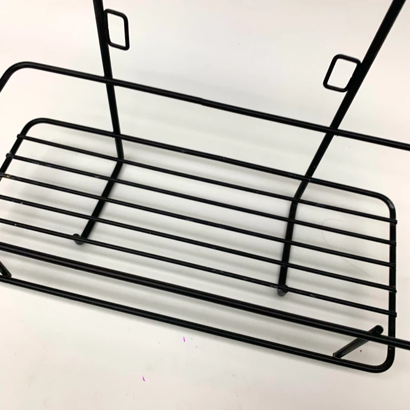 Black Shower Caddy Hanging 2 Tier Bathroom Organizer Storage - photo 3