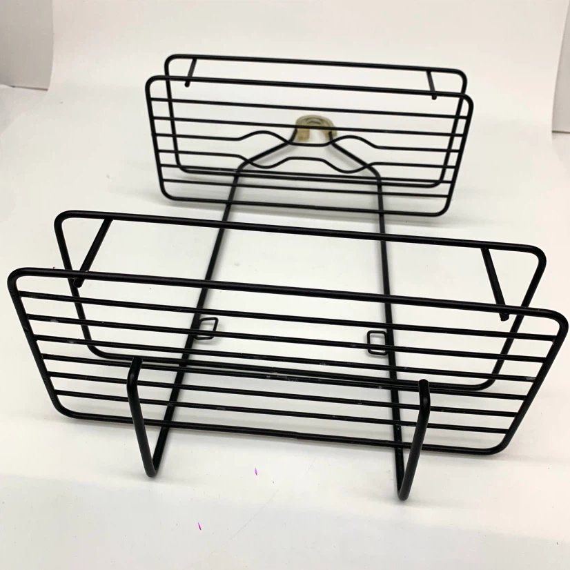 Black Shower Caddy Hanging 2 Tier Bathroom Organizer Storage - photo 5