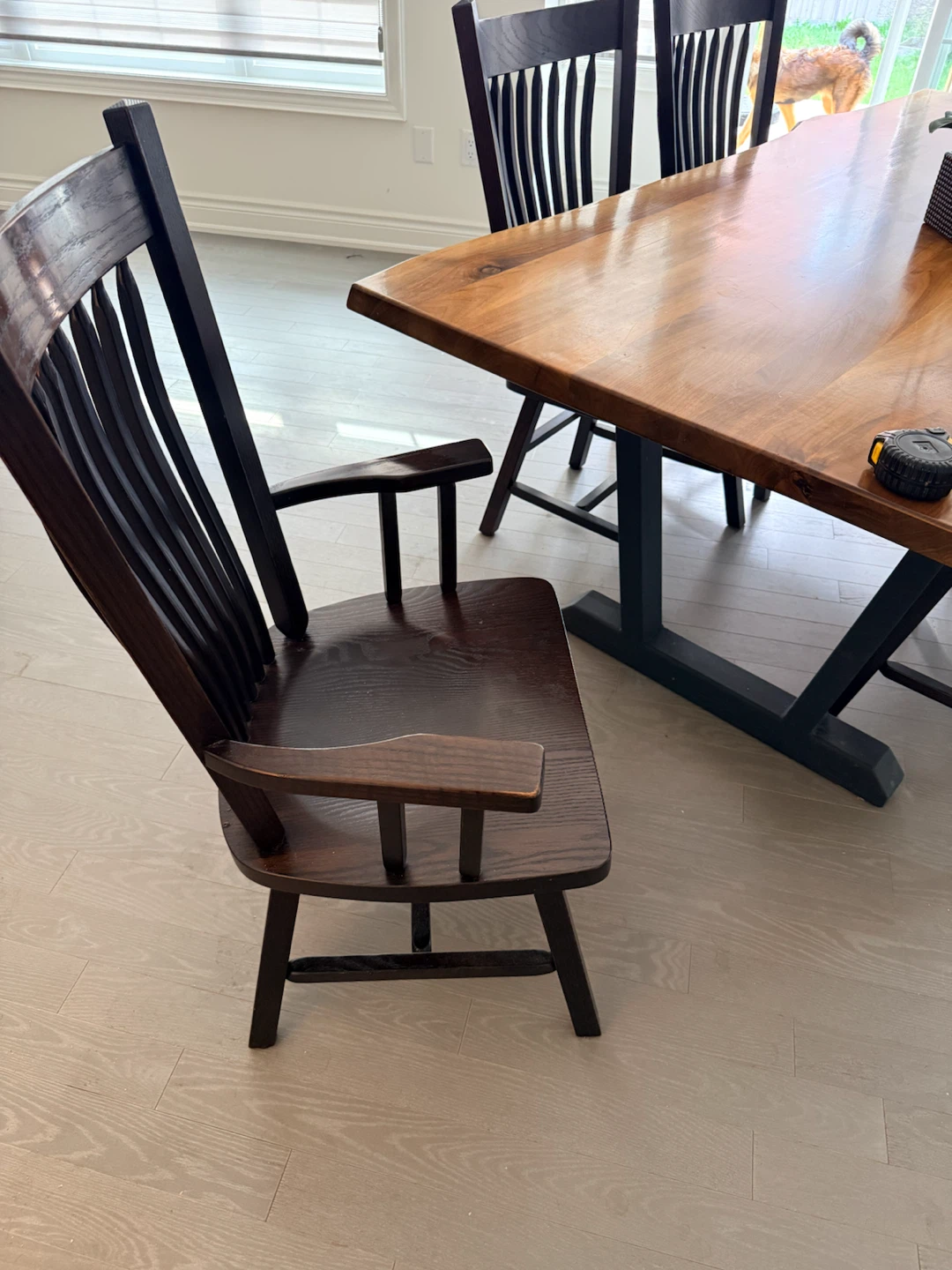 Custom live edge dining set (Top Shelf Woodshop) - photo 2