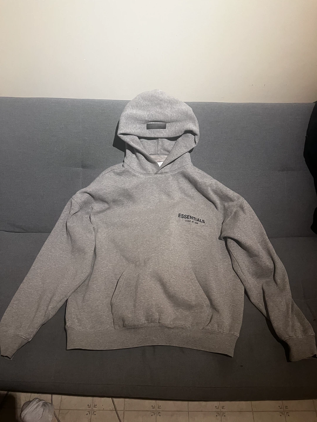 Essentials Fear of God Grey Hoodie