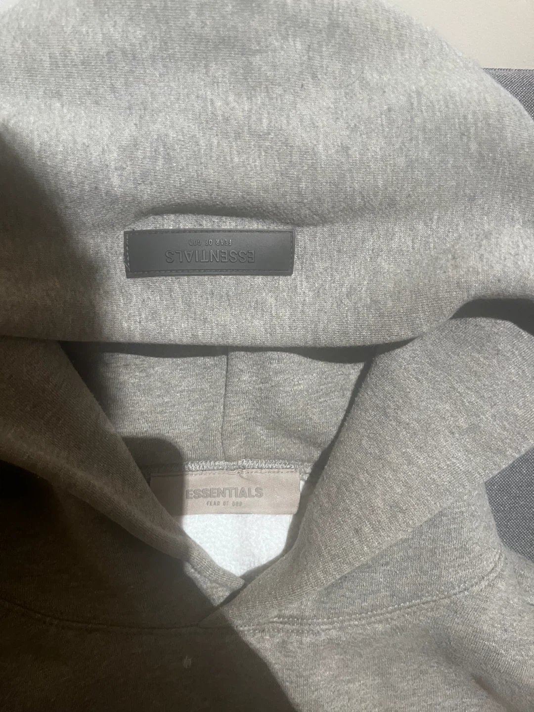 Essentials Fear of God Grey Hoodie - photo 3