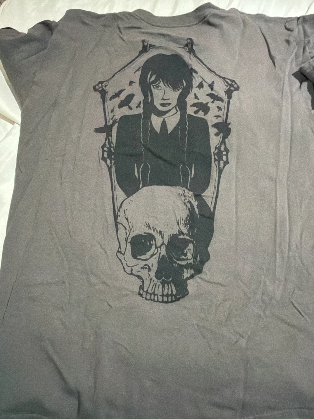 Wednesday Nevermore Academy Graphic T-Shirt 🏈🏈🏈 - photo 3