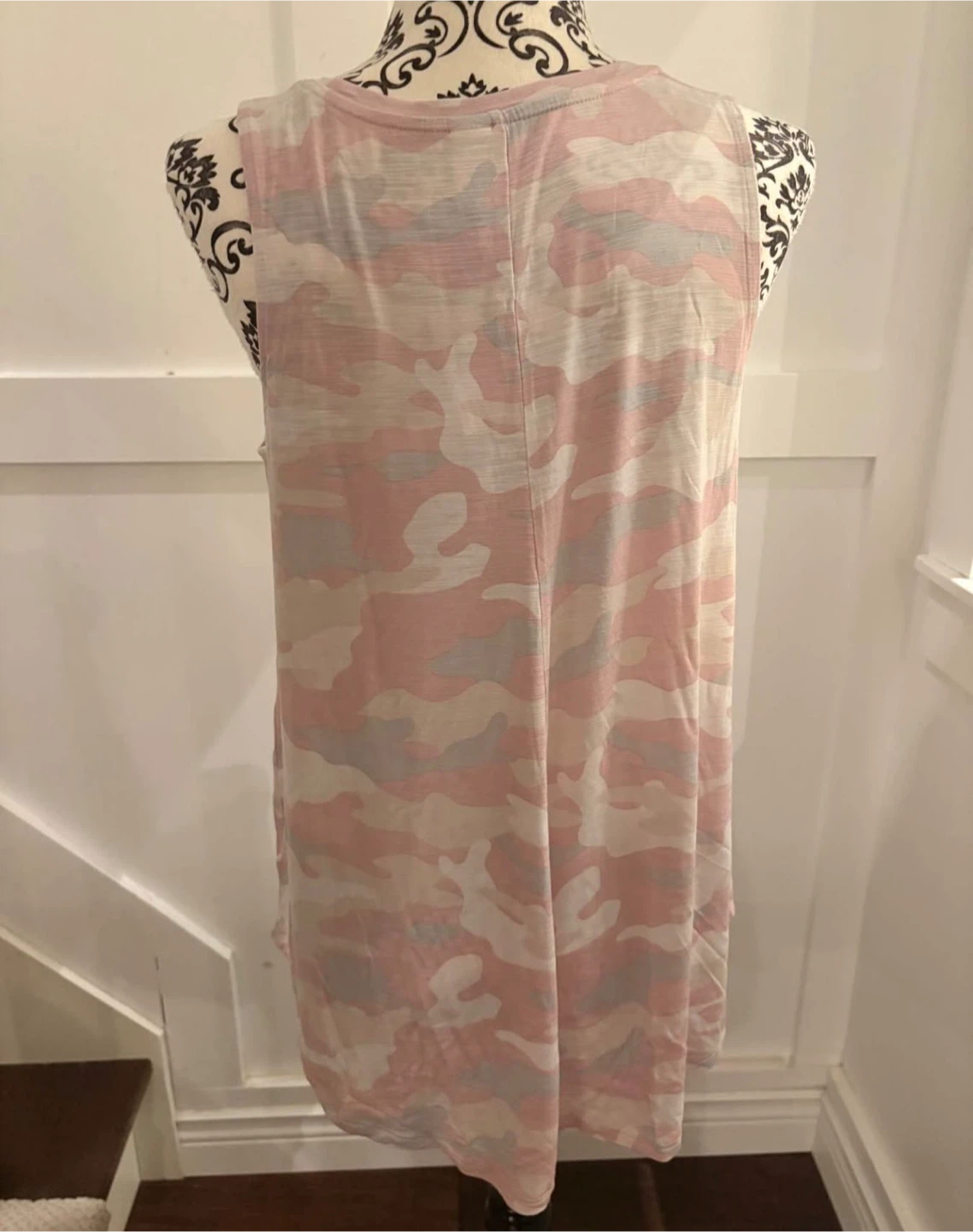 🏈Old Navy Luxe Tank Top - Pink Camo - photo 2
