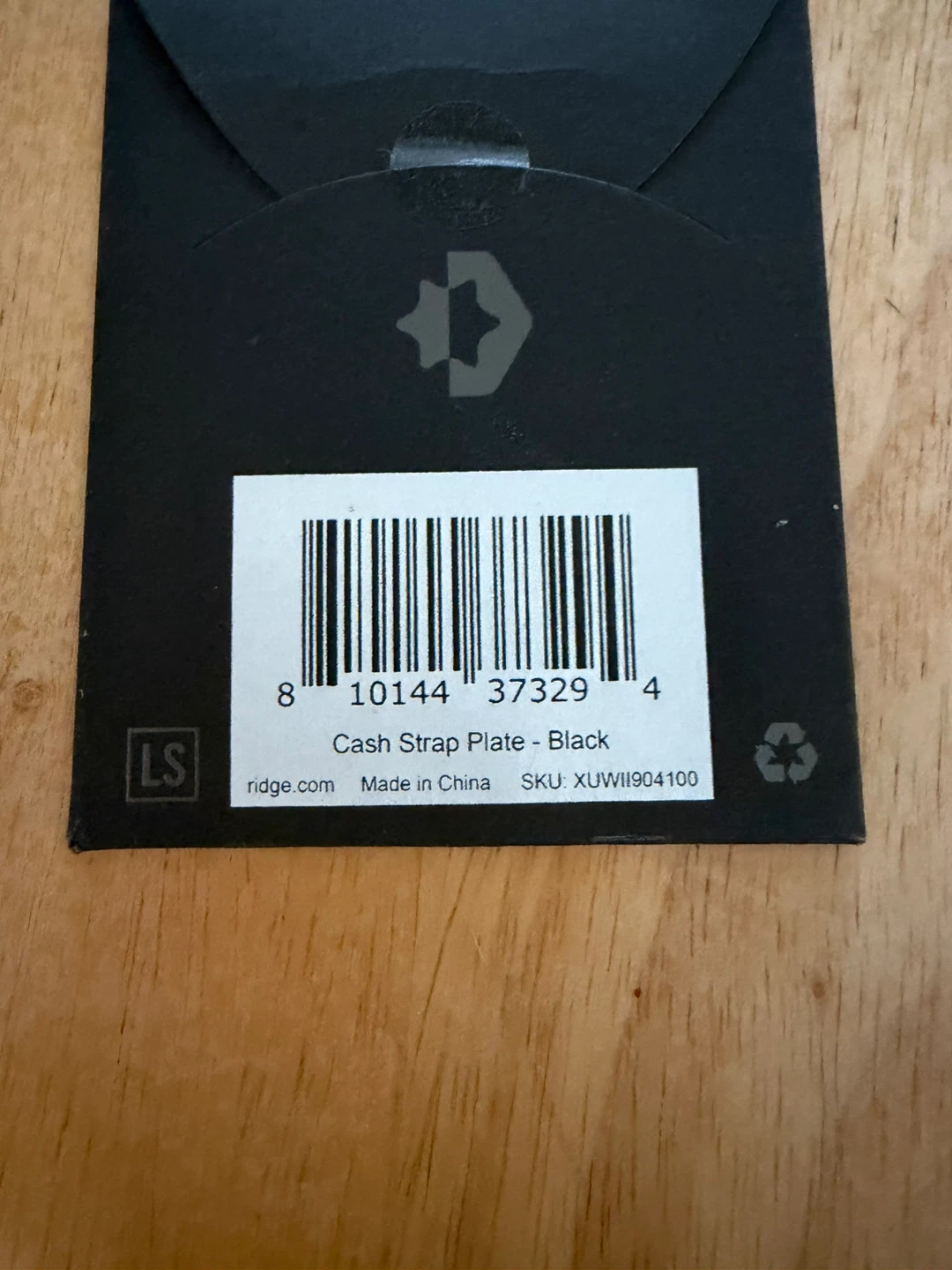 Ridge Cash Strap Plate - Black - photo 3