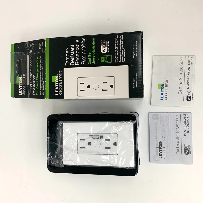 Smart WiFi Outlet Tamper Resistant Receptacle 2nd Gen Electronic