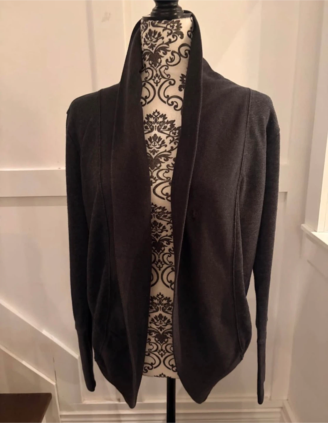 Beaver Canoe Dark Grey Cardigan - XS