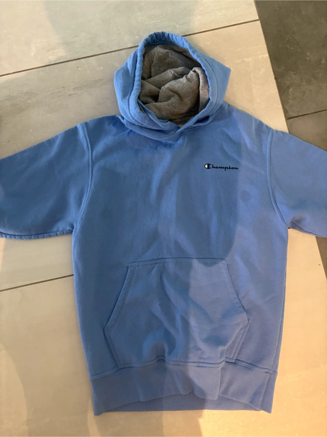 Champion Light Blue Hoodie