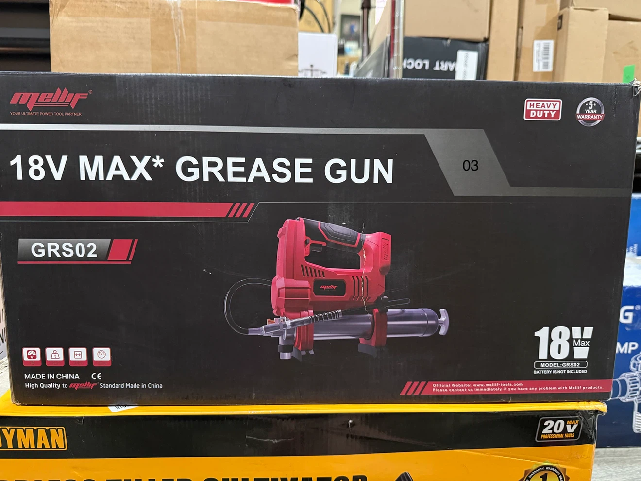 Mellif 18V Cordless Grease Gun GRS02 - photo 4