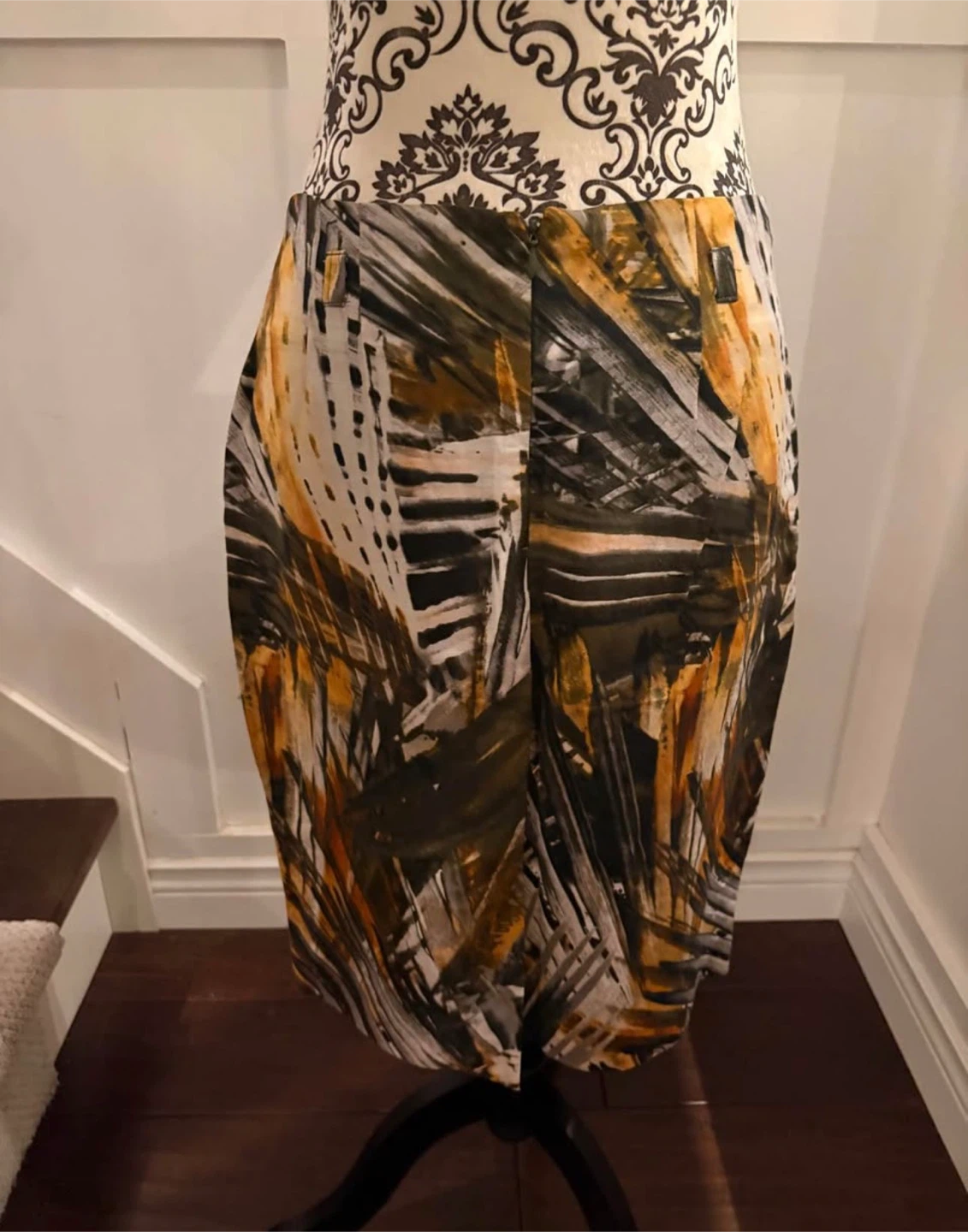 🏈Premise Patterned Pencil Skirt Size 4 - photo 2